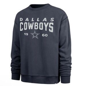 Dallas Cowboys Windsor Crew Neck Sweatshirt Mens 47’ Brand New Size Medium Blue